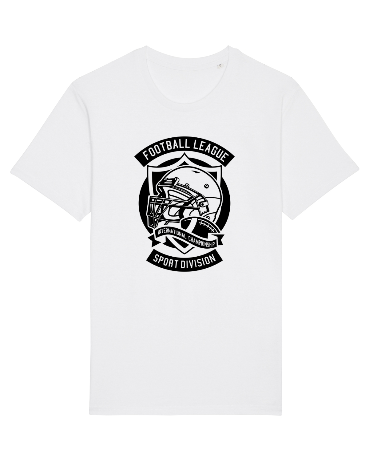 Tricou mânecă scurtă Unisex Rocker White