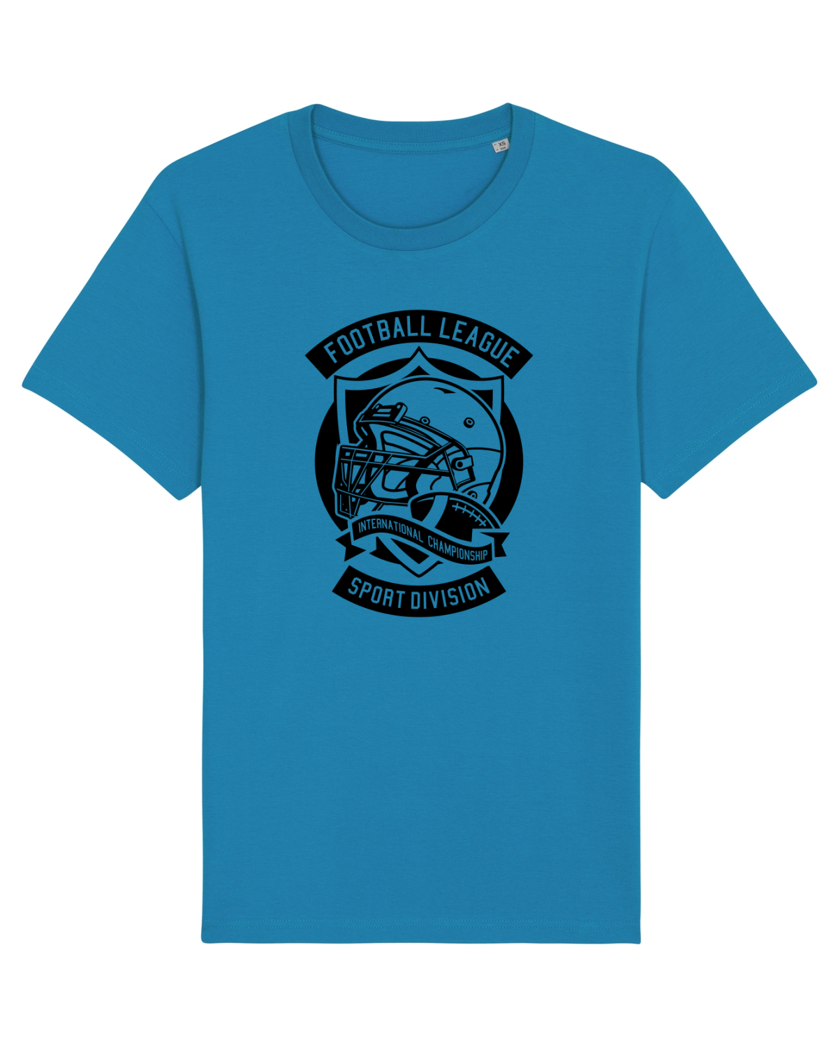 Tricou mânecă scurtă Unisex Rocker Azur