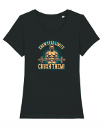 Crush Your Limits Tricou mânecă scurtă guler larg fitted Damă Expresser