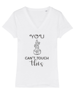 Can't Touch This Tricou mânecă scurtă guler V Damă Evoker
