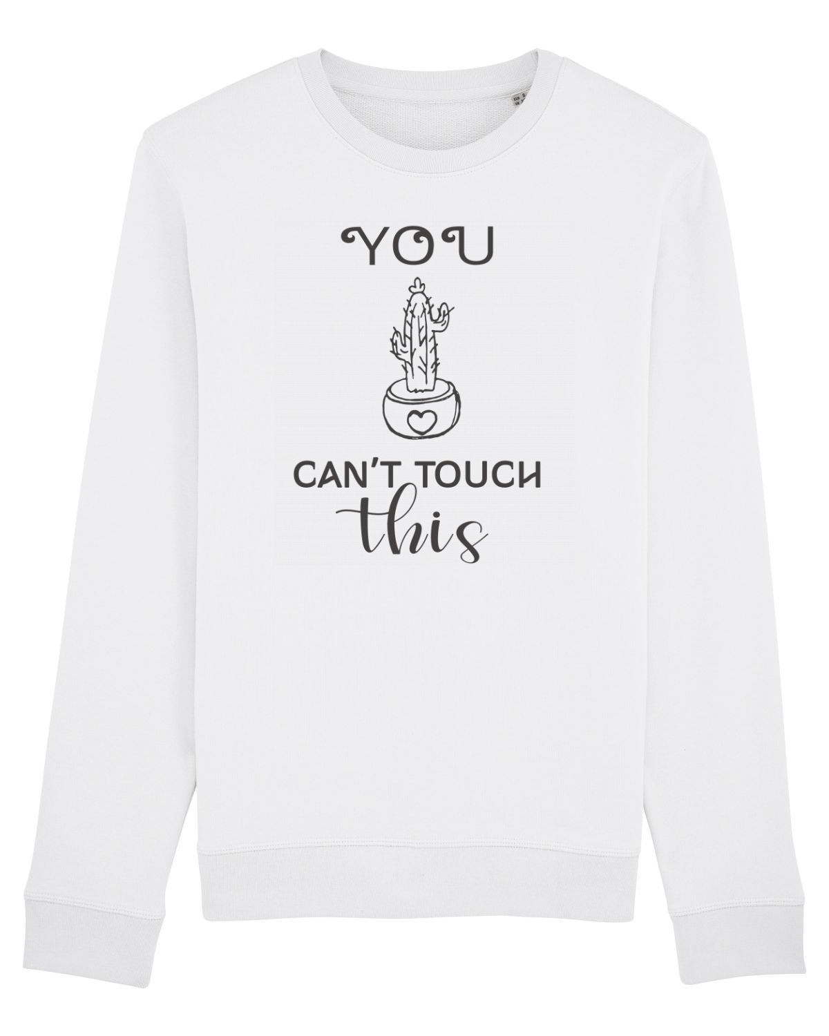 Bluză mânecă lungă Unisex Rise White