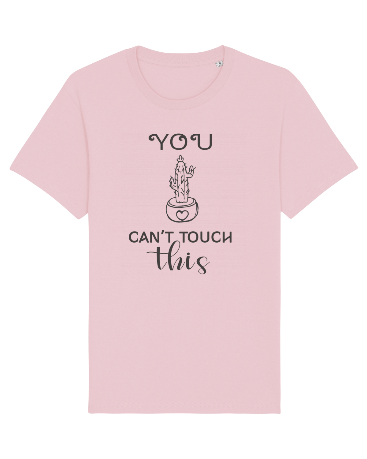 Tricou mânecă scurtă Unisex Rocker Cotton Pink