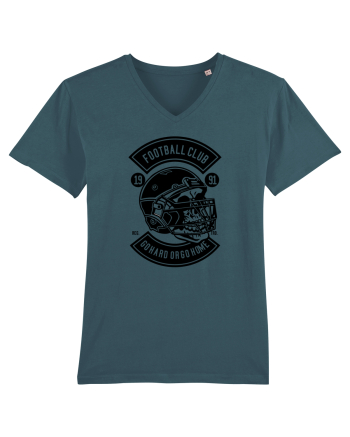American Football Skull Black Stargazer