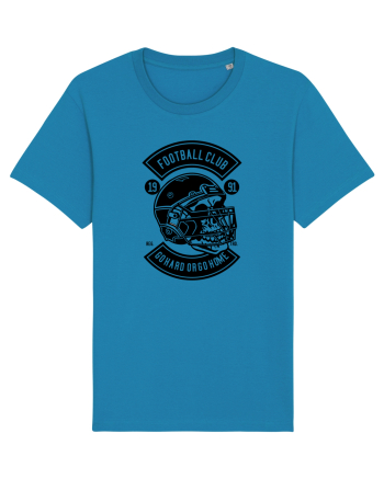 American Football Skull Black Azur