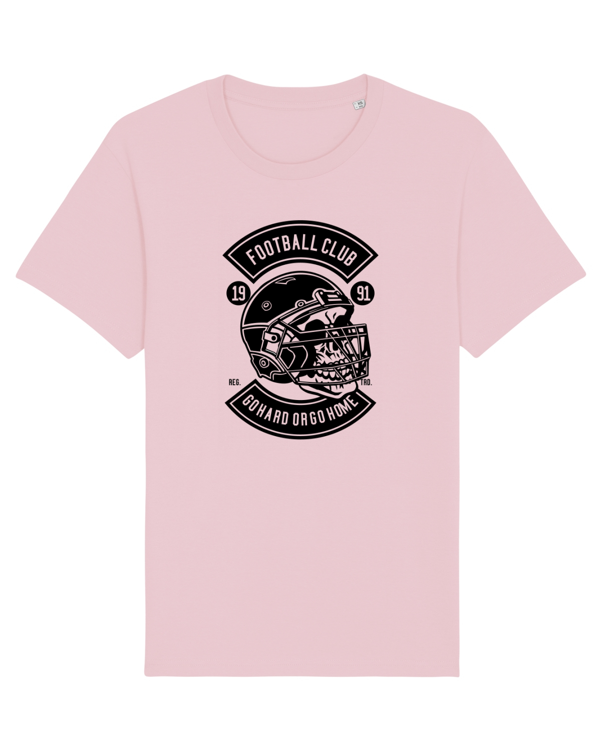 Tricou mânecă scurtă Unisex Rocker Cotton Pink