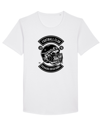 American Football Skull Black White