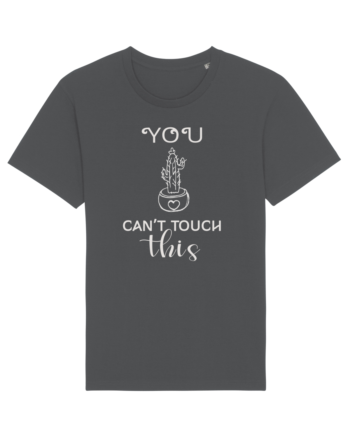 Tricou mânecă scurtă Unisex Rocker Anthracite