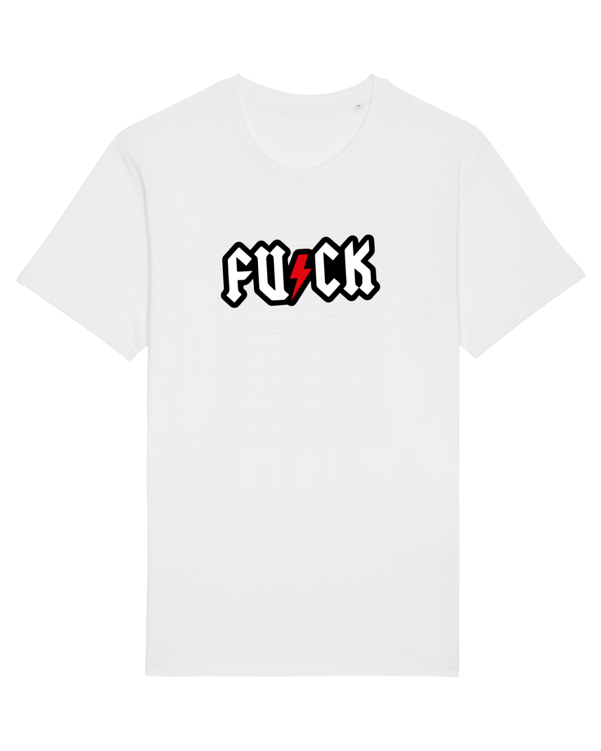 Tricou mânecă scurtă Unisex Rocker White