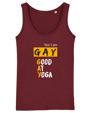 GAY-Good At Yoga Burgundy