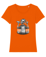 Happy New Year Tricou mânecă scurtă guler larg fitted Damă Expresser