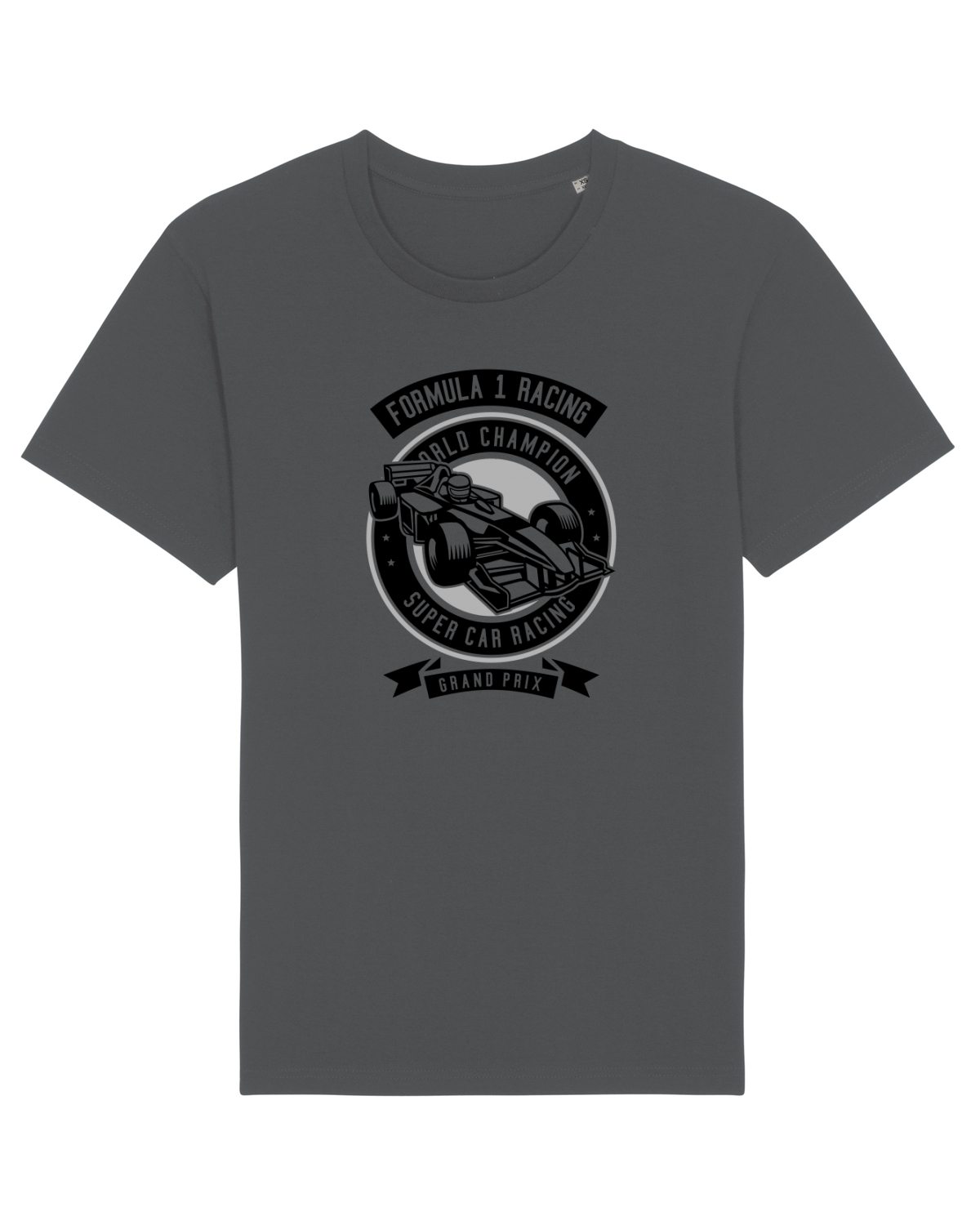 Tricou mânecă scurtă Unisex Rocker Anthracite