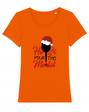 Ho Ho Ho Pour The Merlot Bright Orange