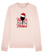 Ho Ho Ho Pour The Merlot Bluză mânecă lungă Unisex Rise