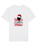 Ho Ho Ho Pour The Merlot Tricou mânecă scurtă Unisex Rocker