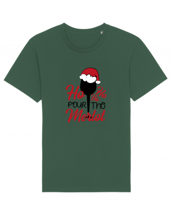 Ho Ho Ho Pour The Merlot Bottle Green