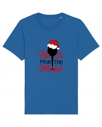 Ho Ho Ho Pour The Merlot Royal Blue