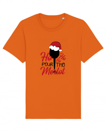 Ho Ho Ho Pour The Merlot Bright Orange