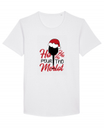 Ho Ho Ho Pour The Merlot Tricou mânecă scurtă guler larg Bărbat Skater