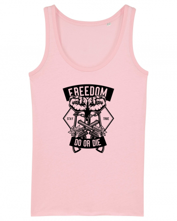 Freedom or Die Black Cotton Pink