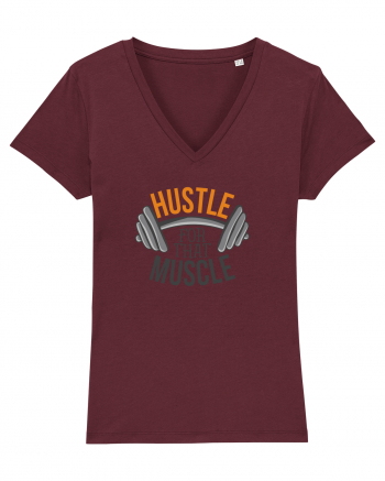 Hustle For That Muscle Burgundy