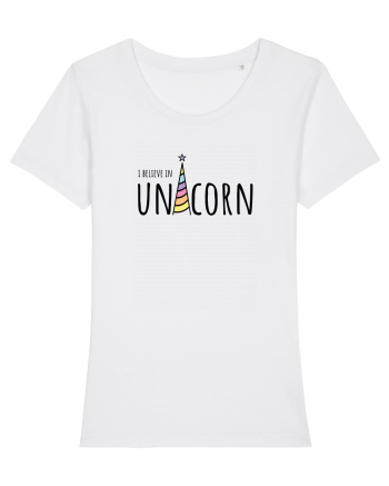 I Believe In Unicorn White