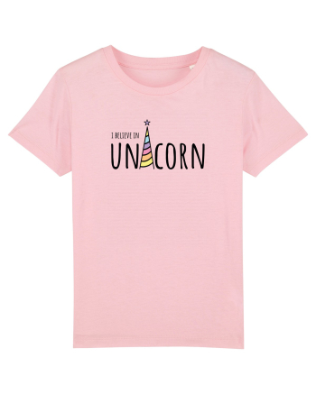 I Believe In Unicorn Cotton Pink