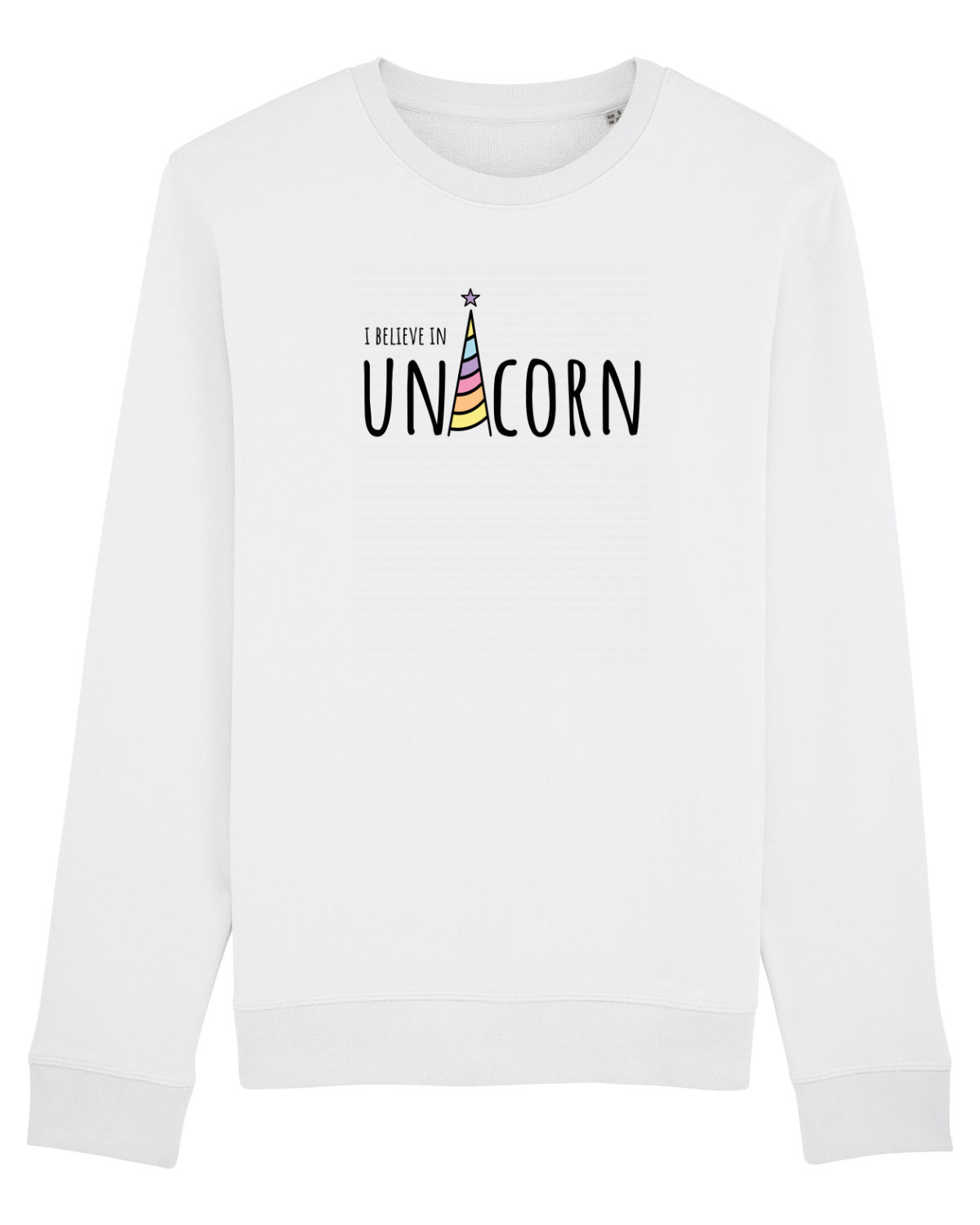 Bluză mânecă lungă Unisex Rise White