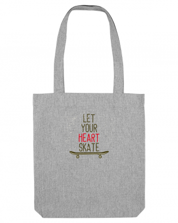 Let Your Heart Skate Heather Grey