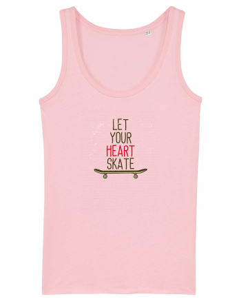 Let Your Heart Skate Cotton Pink