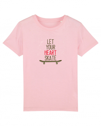 Let Your Heart Skate Cotton Pink