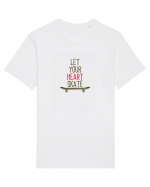 Let Your Heart Skate Tricou mânecă scurtă Unisex Rocker