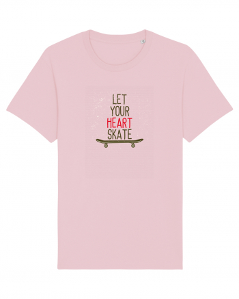 Let Your Heart Skate Cotton Pink