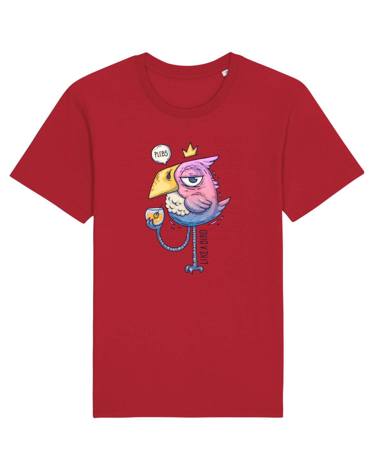 Tricou mânecă scurtă Unisex Rocker Red
