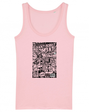 Giant Robot Combat Black Cotton Pink