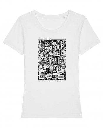 Giant Robot Combat Black White