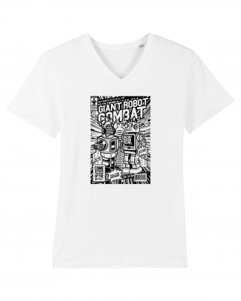 Giant Robot Combat Black White