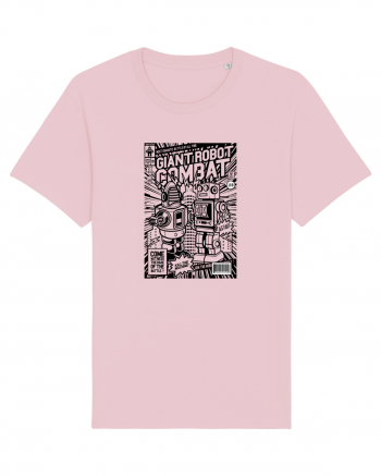 Giant Robot Combat Black Cotton Pink