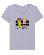 Limited Edition Tricou mânecă scurtă guler larg fitted Damă Expresser