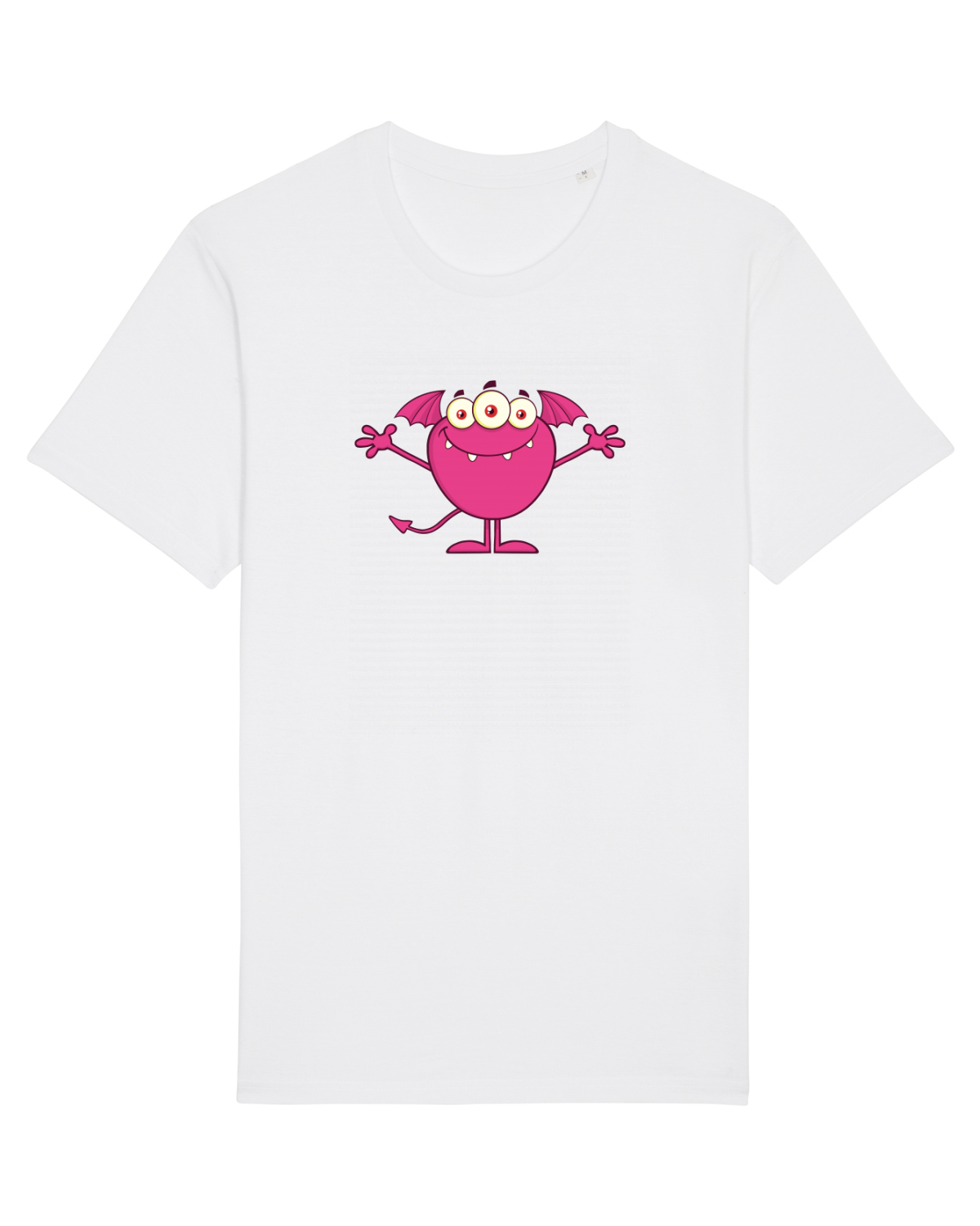 Tricou mânecă scurtă Unisex Rocker White