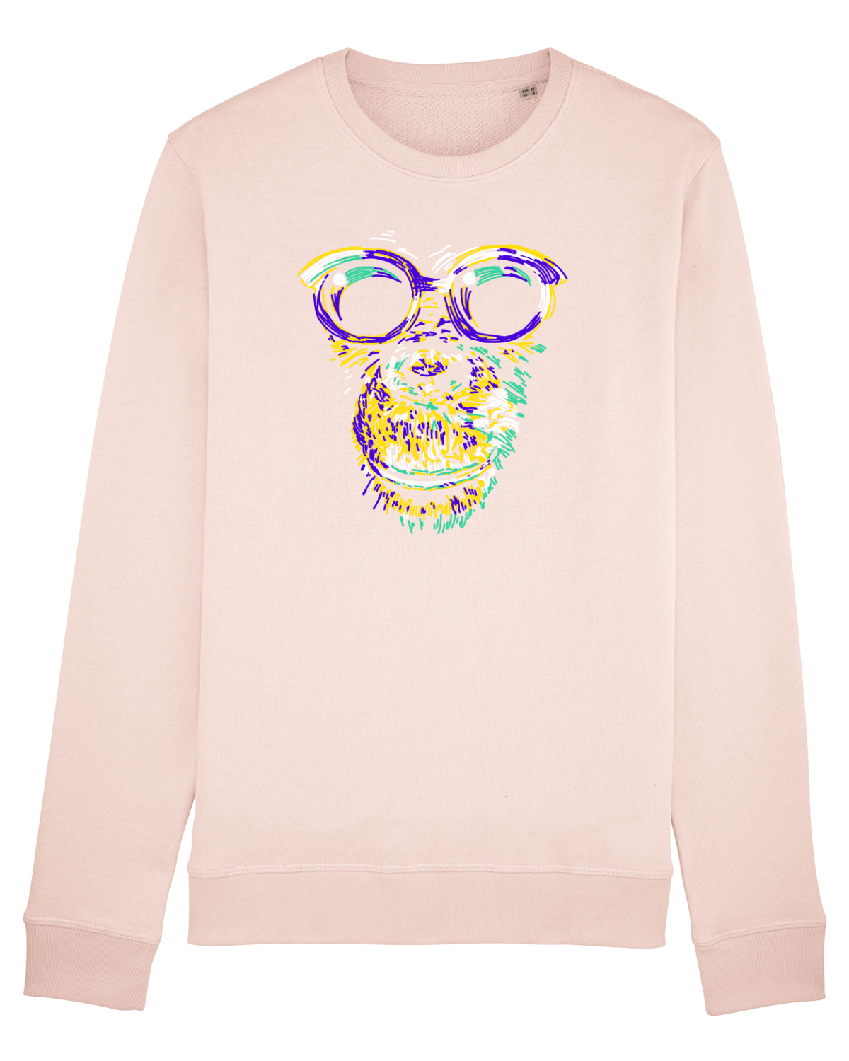 Bluză mânecă lungă Unisex Rise Candy Pink