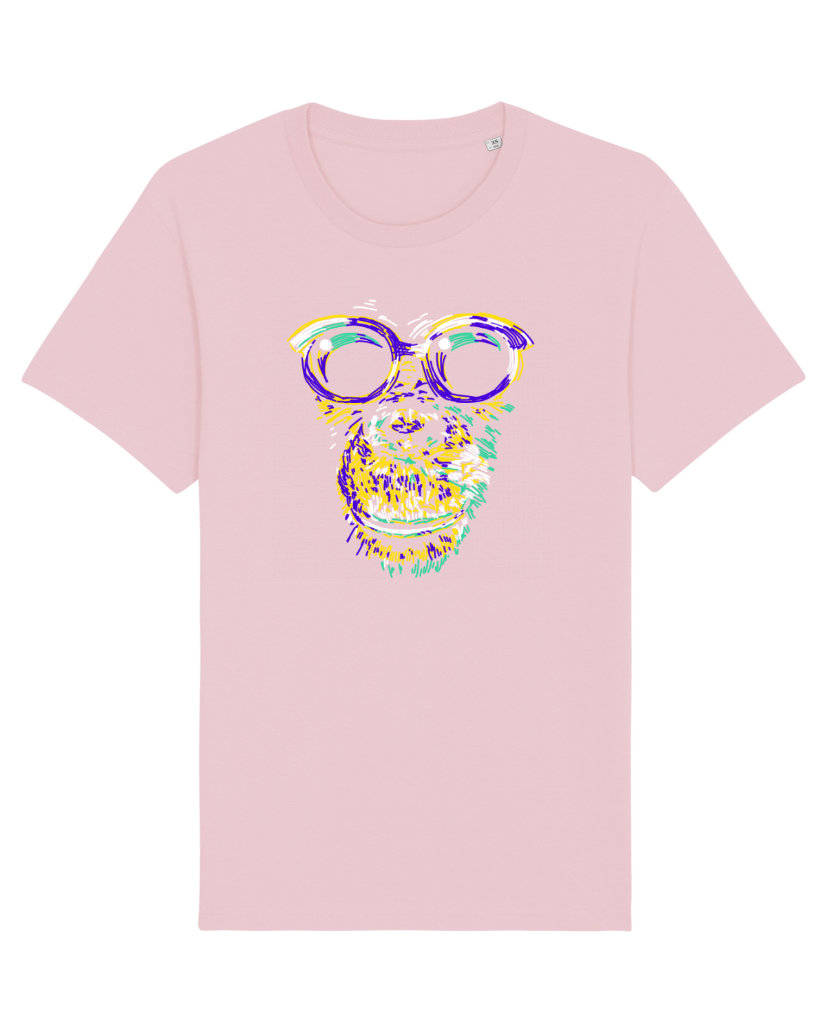Tricou mânecă scurtă Unisex Rocker Cotton Pink