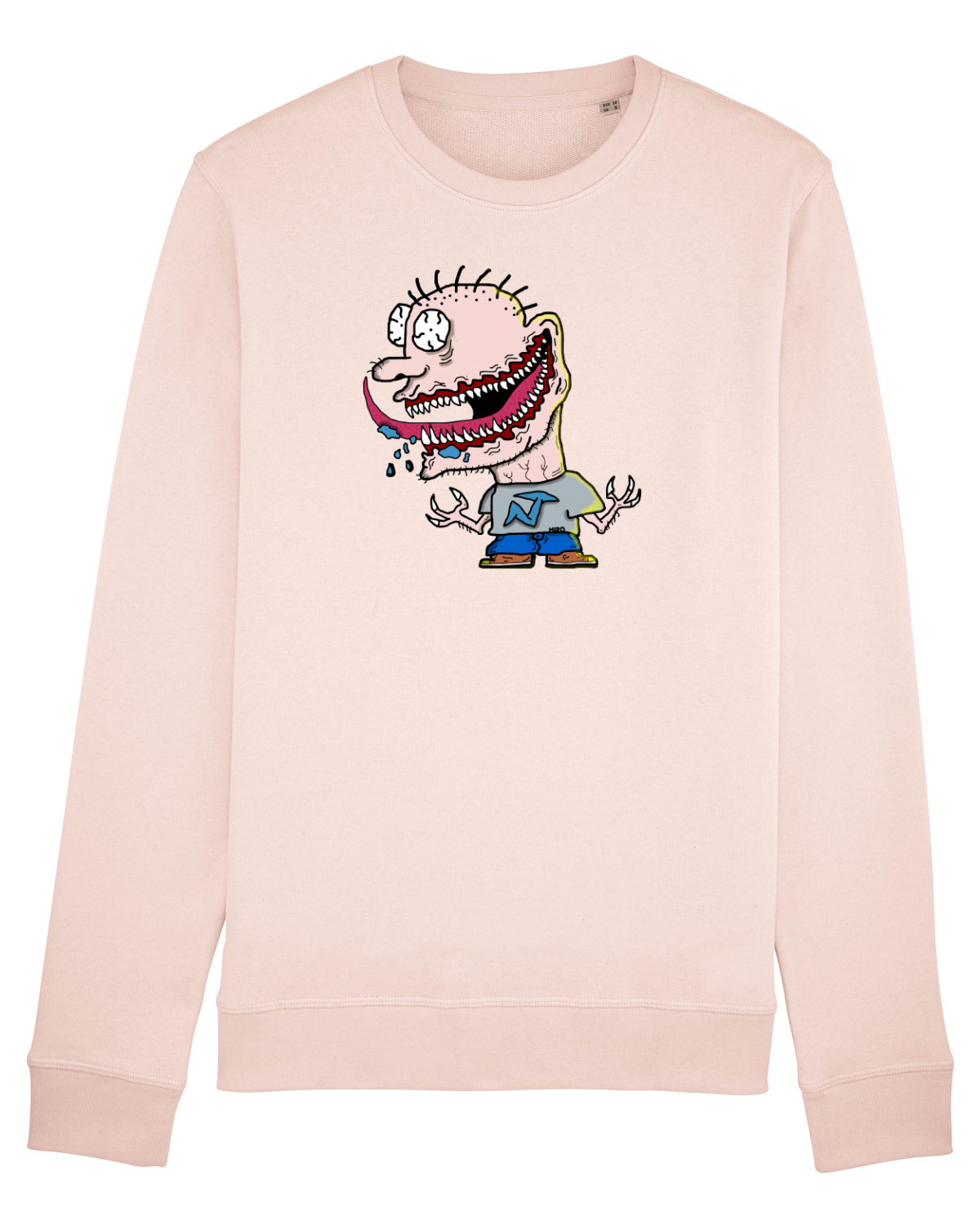 Bluză mânecă lungă Unisex Rise Candy Pink