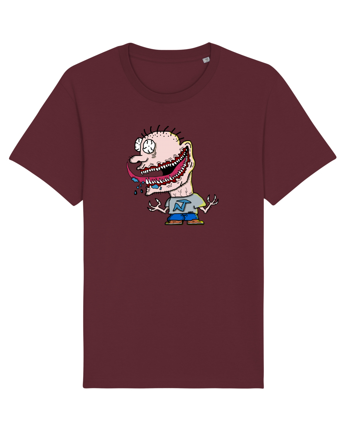 Tricou mânecă scurtă Unisex Rocker Burgundy