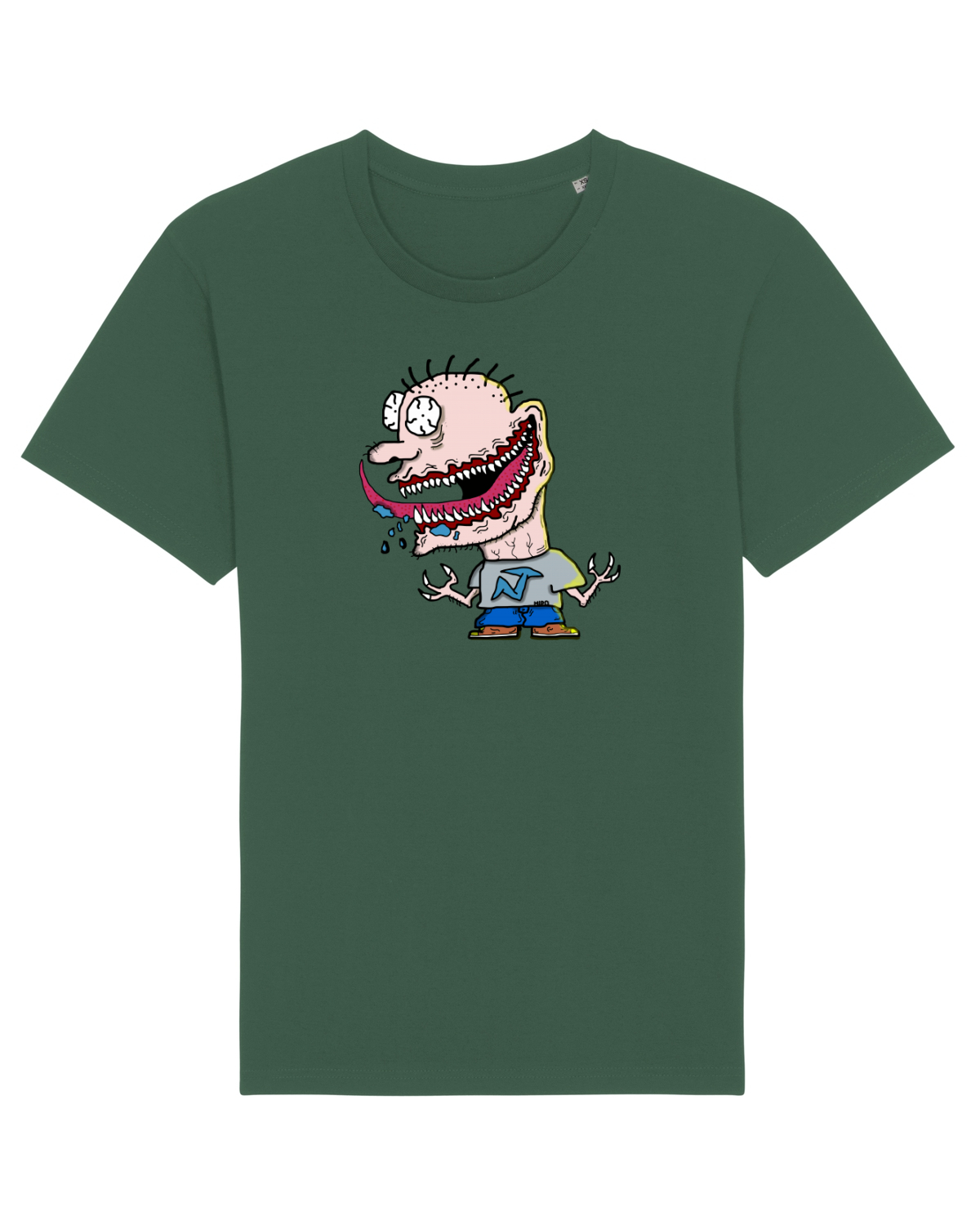 Tricou mânecă scurtă Unisex Rocker Bottle Green