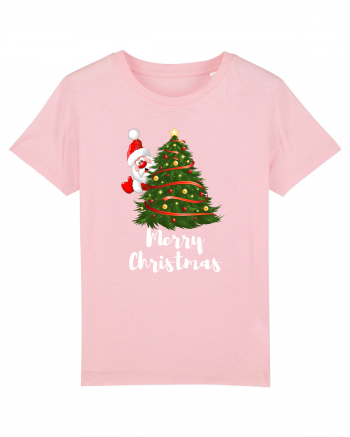  Mos Craciun Va Ureaza Craciun Fericit Cu Bradul Impodobit! Cotton Pink