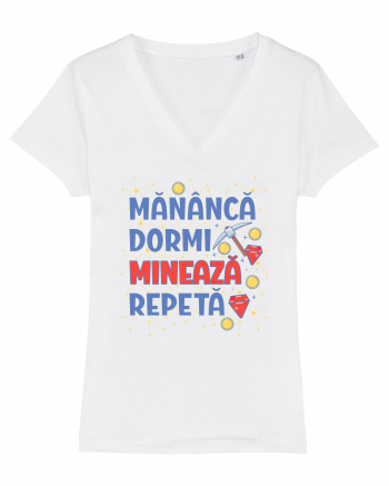 Mananca, dormi, mineaza, repeta White