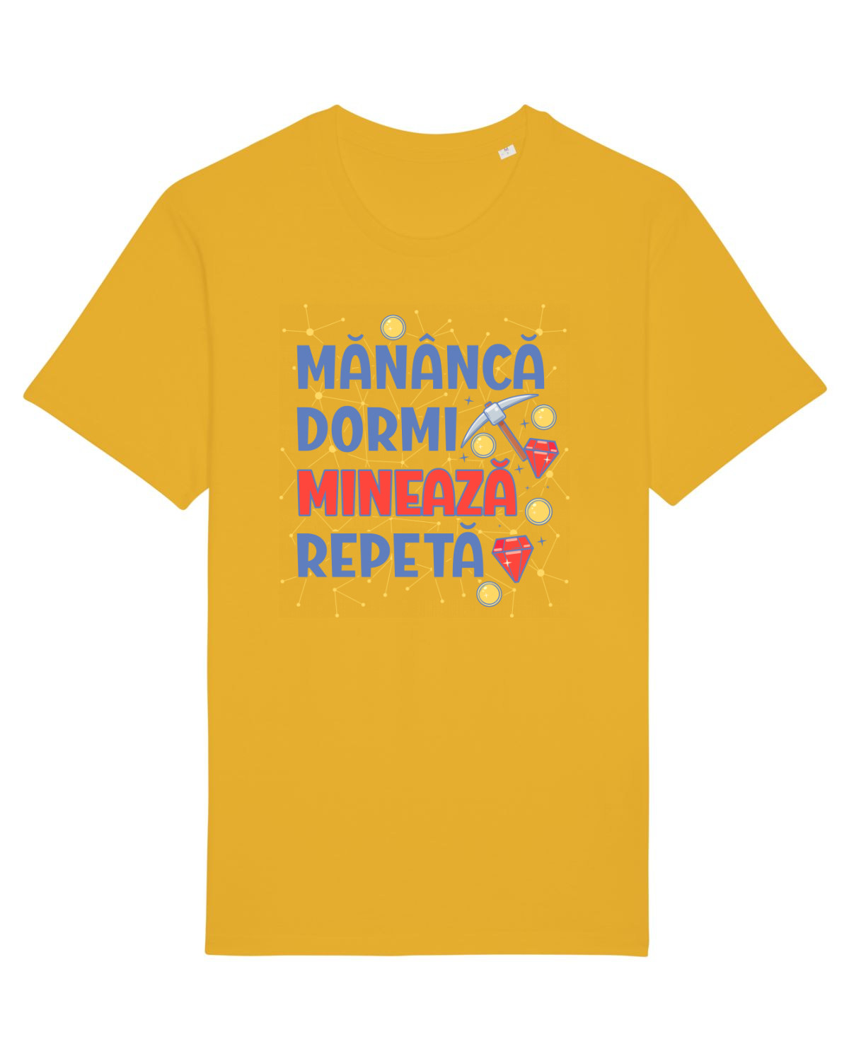 Tricou mânecă scurtă Unisex Rocker Spectra Yellow