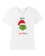 Merry Grinchmas Tricou mânecă scurtă guler V Bărbat Presenter