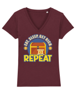 Get rich Tricou mânecă scurtă guler V Damă Evoker