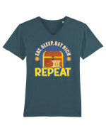 Get rich Tricou mânecă scurtă guler V Bărbat Presenter